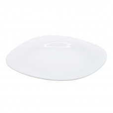 Тарілка WHITE №8,5 мілка КВАДРАТ 031085