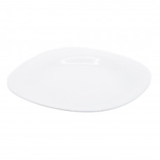 Тарілка WHITE №9,5 мілка КВАДРАТ 031095
