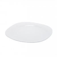 Тарелка WHITE №11 мелкая КВАДРАТ 031110