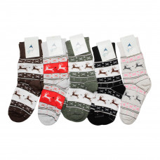 Носки женские Олени махра 36-40р. 10шт/уп 502