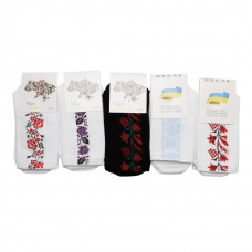 Шкарпетки жіночі Вишиванка стрейч 36-40р. 5шт/уп 770