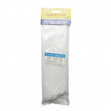 Хомут пл Білий 2,5*200м 100шт/уп