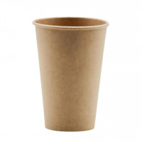 Стакан бумаг.340 мл КРАФТ(50 шт)/1500ящ
