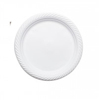 Тарілка 210 мм біла (100шт)