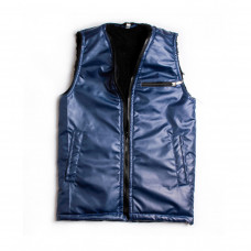 Безрукавка утеплена дитяча Синя 136р