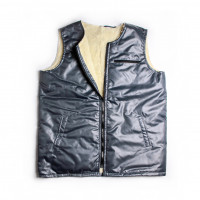 Утепленная безрукавка темная Оливка 52р