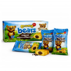 Бисквит CRAVINGZ BEAR CHOCOLATE CREAM с шокол. нач.  200г 18шт/ящ