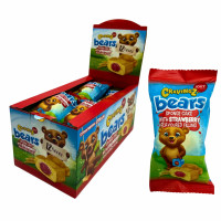 Бисквит CRAVINGZ BEAR STRAWBERRY CREAM с клубничной нач. 35 г 12шт/уп