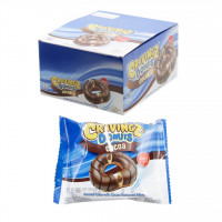 Пончик CRAVINGS DONUT отчасти глаз. со вкусом шоколада 35 г 24шт/уп