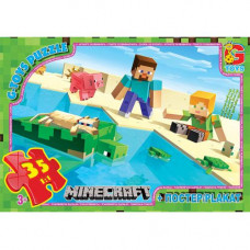 Пазли MC791 ТМ "G-Toys" із серії "Minecraft" (Майнкрафт), 35 ел.