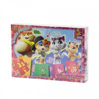Пазлы YT55 ТМ "G-Toys" из серии "44 котенка", 35 эл.