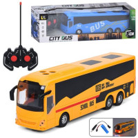 Автобус 197-3-4 радиок., акум, 30см, 1:24, свет, резин. колеса,USB заряд.,2 цвета,в кор.,43-13-10см