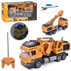 Будтехнiка JT656 радіокер., акум., 1:16, екскаватор, рух. деталі, USB, муз., світло, кор.,40-18-11см