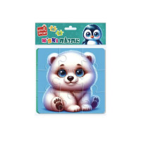 Игра развивающая Vladi Toys мягкие пазлы А5 Малыш сможет "Тигрёнок" VT1103-93(укр)