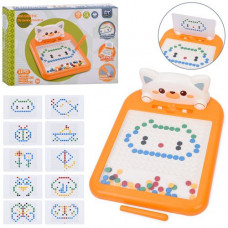 Досточка 8004 магнитна мозаїка, 28,5-21-7см, картки 10шт (20 картинок), в кор-ці, 32,5-21,5-5,5см