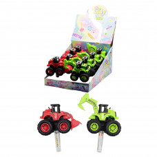 Драже фруктовое Тракторы инерционные 5гр 8шт/бл 64шт/ящ