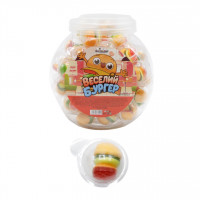 Желейки Веселый Бургер в банке 8гр 50шт/бл 600шт/ящ