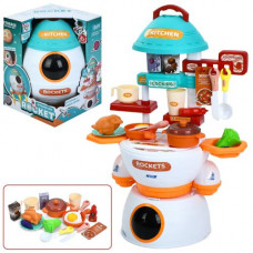 Кухня 0421-14B состоит в ракету, посуду, продукты, 31 предм., корр., 19-26-19 см.