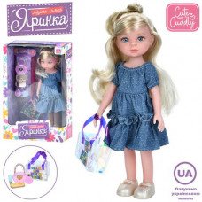 Лялька M 6076 I UA Яринка, 5 пісень, сумка, аксесуари, муз. (укр.), бат. (табл.), кор., 22-35-10,5см