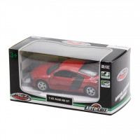 Джип AS-3058 АвтоМир,1:43,Audi R8 GT,мет.,инерц.,открыва.двери,резин.колеса,2цвета,кор.,14,5-7-6,5