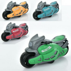 Мотоцикл SY713-39M инерц., 4 цвета, кул., 11-5,5-5 см