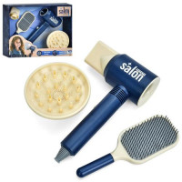 Набор аксессуаров YLQ-109 набор парикмахера, фен-воздух, насадки, расческа, кор., 31-24,5-6,5 см.