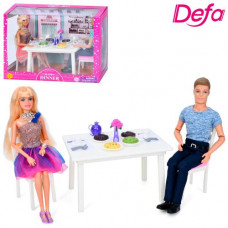 Сім'я DEFA 8387-BF шарнірна, їдальня, посуд, 2 види, кор., 34-25-13 см.