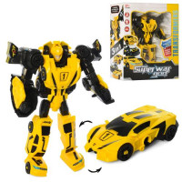 Трансформер Q1914 3 в 1, робот+машина, кор., 22,5-28,5-10 см.