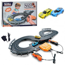 Трек A64-2A дистанція 76-45 см. (214см.), машинки 2 шт., від мережі 220V або бат., кор., 42-30-5 см.