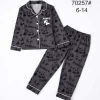 Пижама дет. девочка однотонная 6-14р Zel1396-70257 5шт/уп