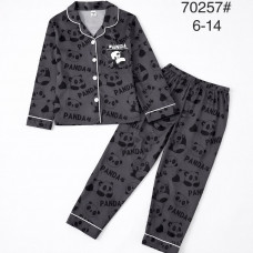 Пижама дет. девочка однотонная 6-14р Zel1396-70257 5шт/уп