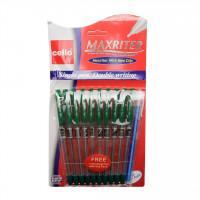 Ручка шарик.CELLO Maxriter зеленая (10 шт)