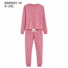 Піжама жіноча бамбук S-2XL 5шт/уп ZEL1396 N000001-1