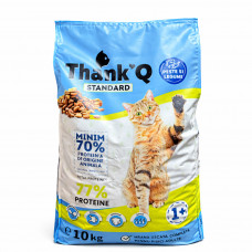 Сухой корм для взрослых кошек THANKQ STANDART рыба 10 кг