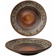 БЛЮДО ДЛЯ ПОДАЧІ ШАШЛИКУ № 1 АНГОБ H 60ММ D 300ММ  31424