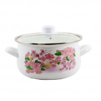 Кастрюля 5W эмал.3,0л d20 Сакура