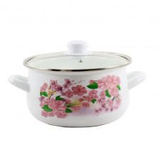 Каструля 5W емал.4,0л d22 Сакура