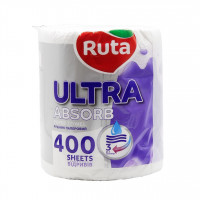 Полотенца бумажные Ruta Ultra 1рул 3ш 1шт белые