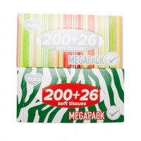 Серветки косметичні Ruta Family Pack Brick 200+26л 2ш білі 1шт, 12шт/ящ 8590