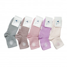 Носки женские махра ассорти СНЕЖИНКА 36-40р. (10шт) 540-3