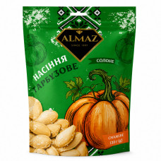 Насіння гарбуза АЛМАЗ СОЛОНЕ 130гр 20шт/ящ (шт.)