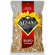 Насіння соняшника АЛМАЗ ЯДРО смажене 200гр 50шт/ящ (шт.)