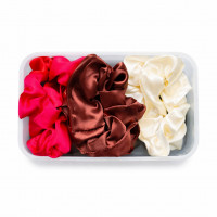 Набор резинок для волос атласные 3225 (10шт/наб)