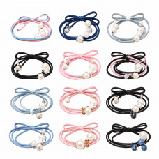 Набор резинок для волос с аксессуарами 3226 (12шт/наб)