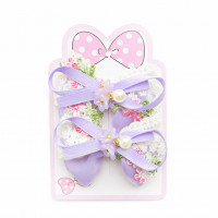 Набор заколок винтажных цветочных 6064 (2шт/наб)