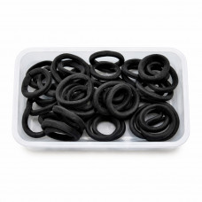 Набор резинок для волос черные 4848 (32шт/наб)