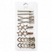 Набор элегантных серебристых 4128 (8шт/наб).