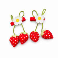 Набор заколок красные клубники 9636 (2шт/наб)