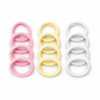 Набор резинок для волос с блестками 8179 (12шт/наб)