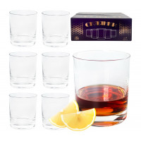 Набор 7051-22 стаканов для виски прозрачное стекло 300 мл 6шт/ящ